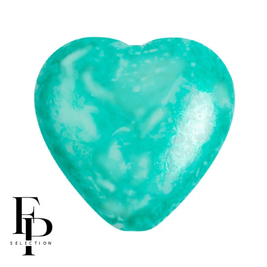 Picture of Hearts 16x15mm Mishmash Emerald x1