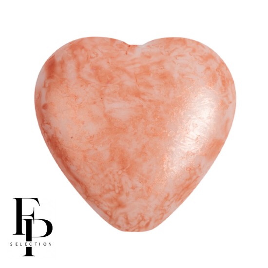 Picture of Hearts 16x15mm Mishmash Peach x1