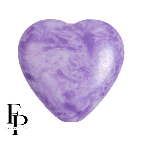 Picture of Hearts 16x15mm Mishmash Violet x1