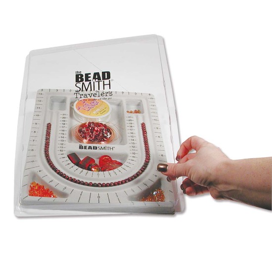 Picture of Bead Board 240x320mm with Lid Grey x1