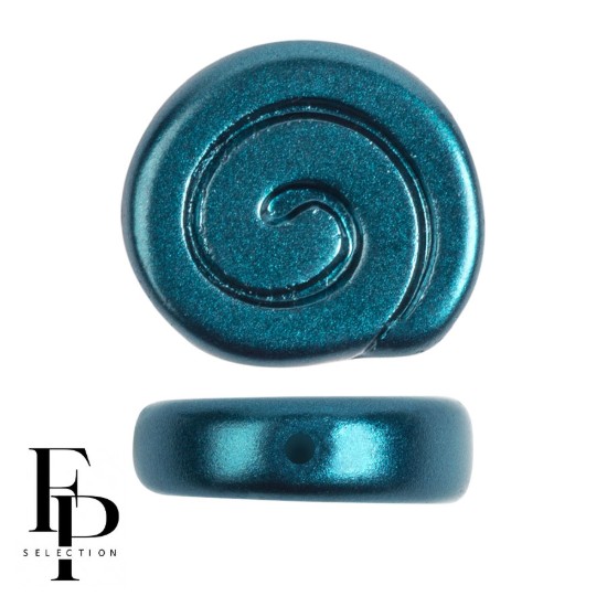 Picture of Escargot 13mm Pastel Petrol x10