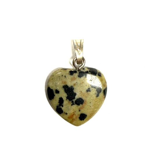 Picture of Jasper Pendant 16mm heart x1