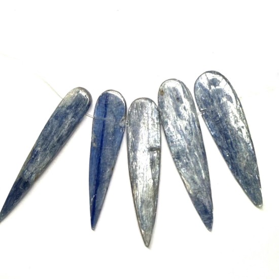 Image de Kyanite bead (natural) 40x10mm Blue x1