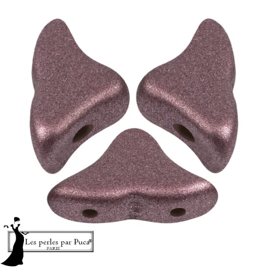 Picture of Hélios® par Puca® 6x10mm Metal Shine Plum x10g