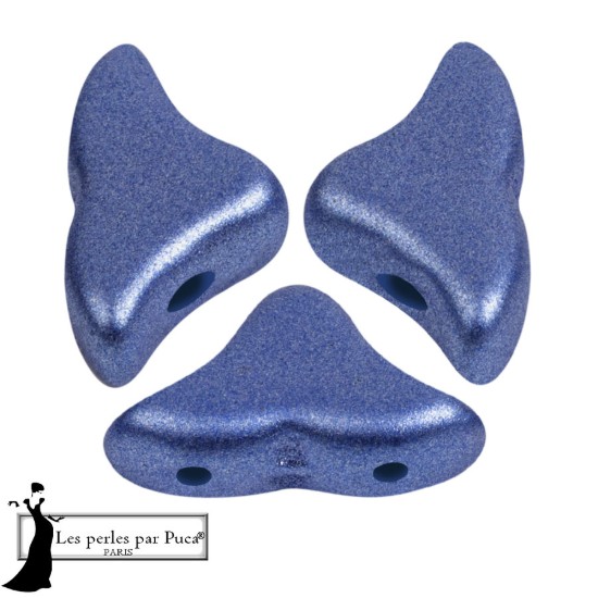 Picture of Hélios® par Puca® 6x10mm Metal Shine Royal Blue x10g