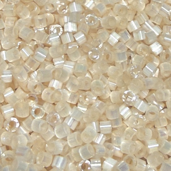 Afbeeldingen van Miyuki Delica 11/0 DB1874 Silk Inside Dyed Smoke Pale Apricot AB x10g