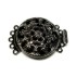 Afbeeldingen van Push Pull Clasp 22mm 5-strand Black Oxide x1