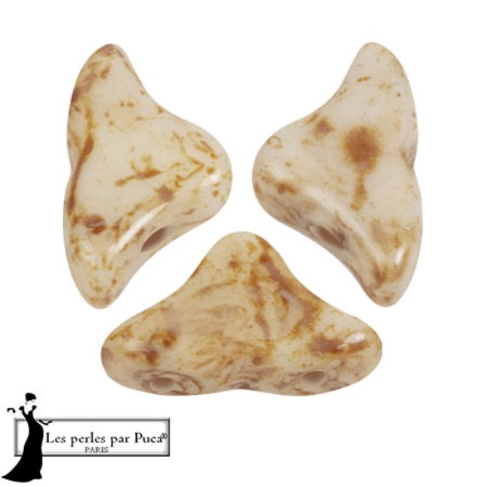 Изображение Hélios® par Puca® 6x10mm White Stoney Beige x10g