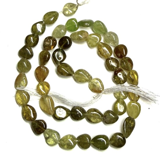 Picture of Grossularite Garnet bead 9x7mm drop x36cm