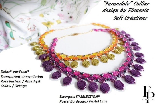 Picture of Halsketting "Farandole" - Instant Download of Printed Copy