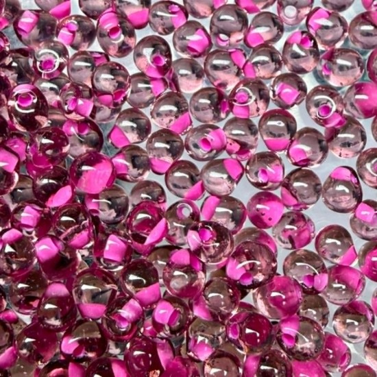 Afbeeldingen van Miyuki Drop 3.4mm F32 Raspberry-Lined Smoky Amethyst x10g