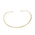 Picture of Stainless Steel Cuff Choker Necklace 13.7cm Textured Gold Plated x1