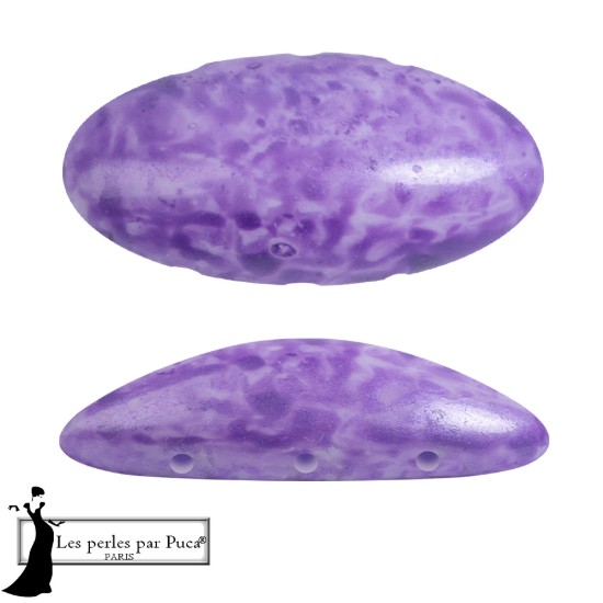Изображение Athos 3-hole Par Puca bead 20x10mm Mishmash Violet x1