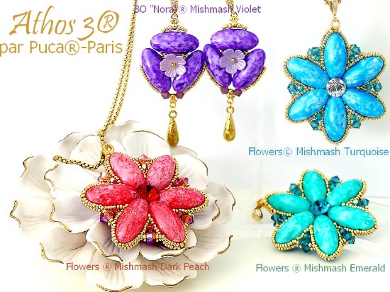 Afbeeldingen van Hanger "Flowers Duo" par Puca – Instant download or Printed Copy