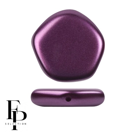 Picture of Cute Polygon 15mm Pastel Bordeaux x1