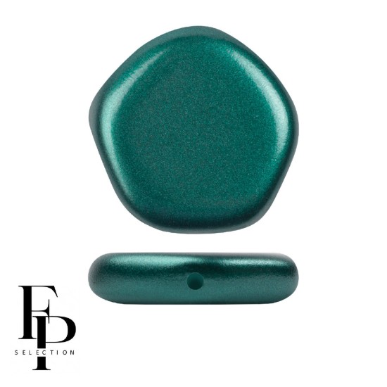 Picture of Cute Polygon 15mm Pastel Emerald x1