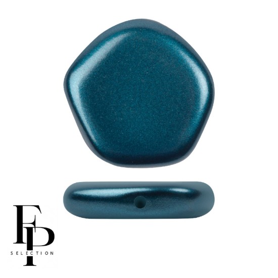 Picture of Cute Polygon 15mm Pastel Petrol x1