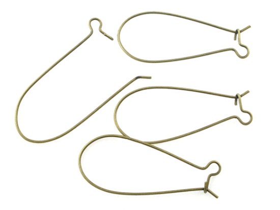 Изображение Earwire Kidney 35mm Bronze x100