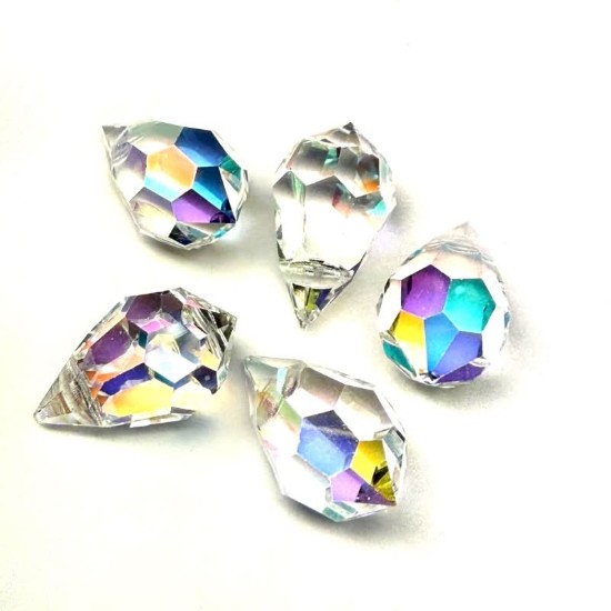 Picture of Preciosa Crystal Drop 681 9x15mm Crystal AB x1