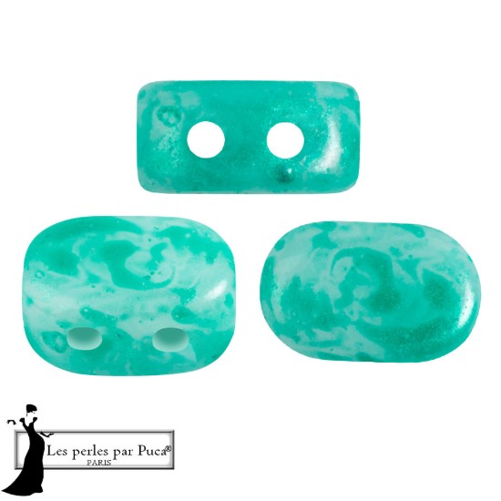 Bild von Lipsi® Par Puca® 7x4mm Mishmash Emerald x10g