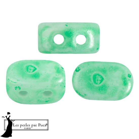 Image de Lipsi® Par Puca® 7x4mm Mishmash Green x10g