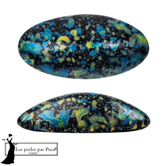 Picture of Athos Par Puca 20x10mm Enamel Blue Yellow x1