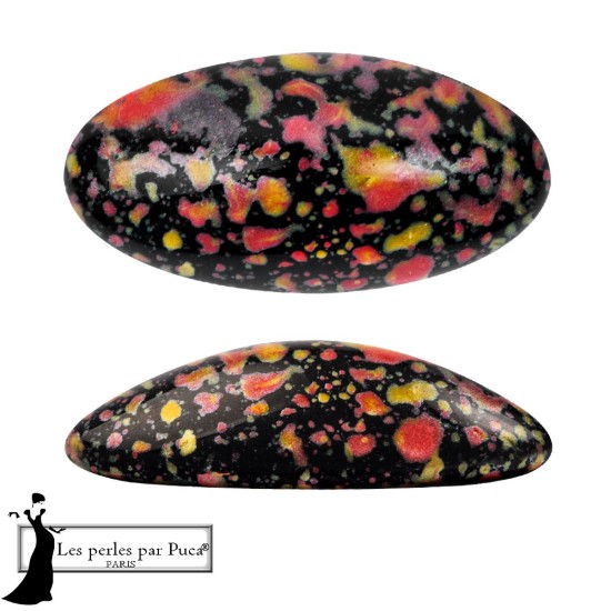 Image de Athos Par Puca 20x10mm Enamel Orange x1