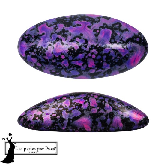 Image de Athos Par Puca 20x10mm Enamel Purple and Pink x1