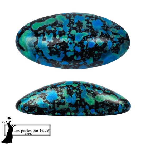 Picture of Athos Par Puca 20x10mm Enamel Turquoise x1