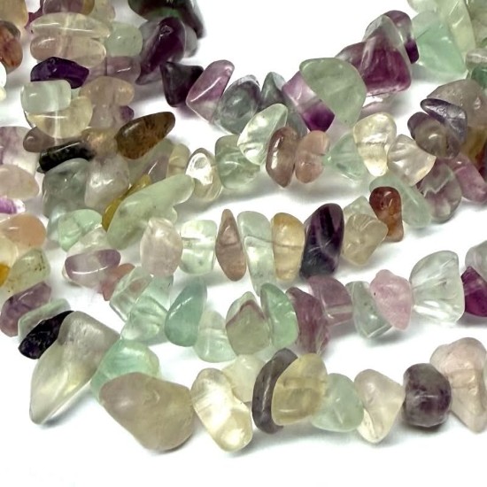 Изображение Rainbow Fluorite Chips x85cm