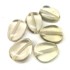 Изображение Resin Bead 24x18mm puffed teardrop Translucent Beige x10