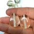 Изображение Resin Bead 24x18mm puffed teardrop Translucent Beige x10