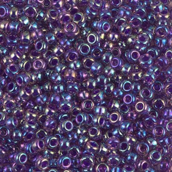 Afbeeldingen van Miyuki Rocaille 8/0 356 Purple Lined Amethyst AB x10g
