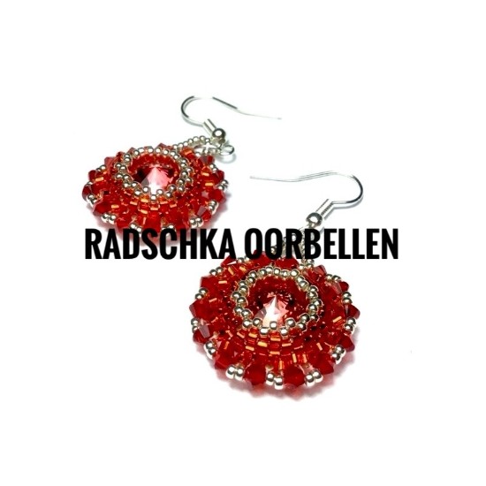 Picture of Radschka Oorbellen met Swarovski Rivolli