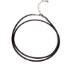 Afbeeldingen van Faux Leather Necklace 46cm 2mm width Black x5