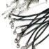 Afbeeldingen van Faux Leather Necklace 46cm 2mm width Black x5