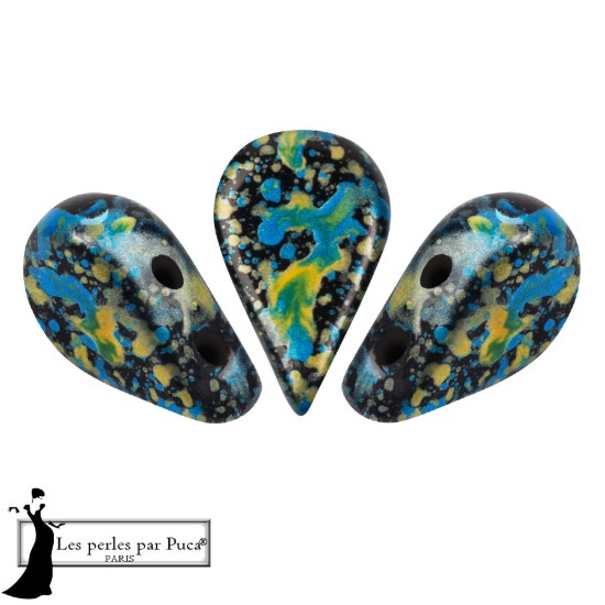 Изображение Amos® by Puca® 5x8mm Enamel Blue Yellow x10g