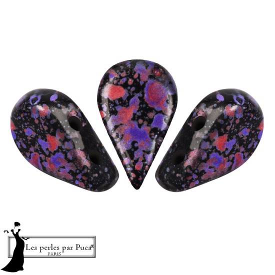 Изображение Amos® by Puca® 5x8mm Enamel Purple and Red x10g