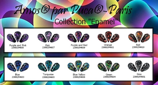 Изображение Amos® by Puca® 5x8mm Enamel Collection x50g
