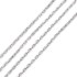 Afbeeldingen van Stainless Steel Chain Box 3x1.5x0.8mm unwelded x1m