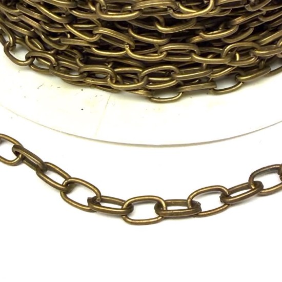 Bild von Cable Chain 7x4mm Bronze x1m