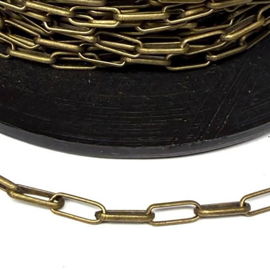 Bild von Cable Chain 9x4mm Bronze x1m