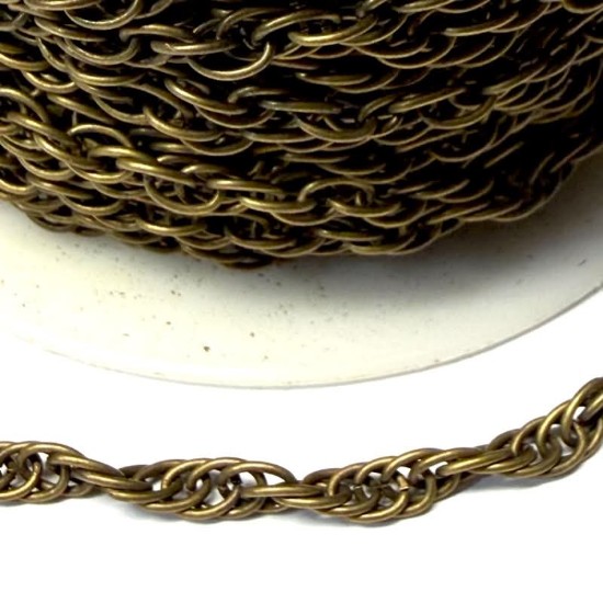 Изображение Rope Chain 4mm Bronze x1m