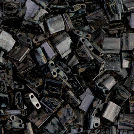 Изображение Miyuki Tila 4511 Picasso Smoky Black Mat x5g