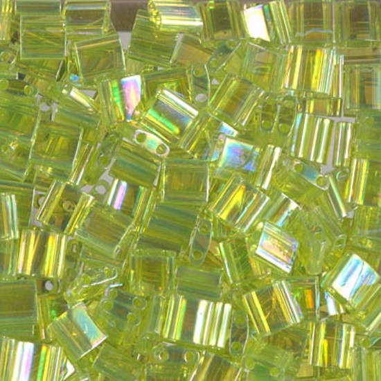 Изображение Miyuki Tila 258 Transparant Chartreuse AB x5g