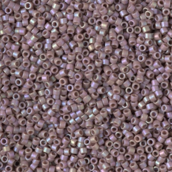 Изображение Miyuki Delica 11/0 DB2321 Frost Opaque Glaze Amethyst x10g