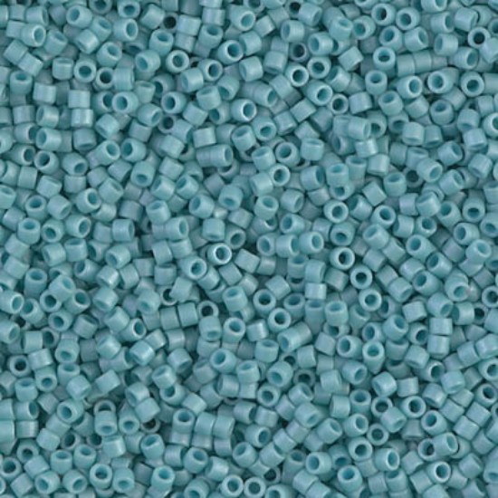 Изображение Miyuki Delica 11/0 DB375 Mat Metallic Light Aqua x10g