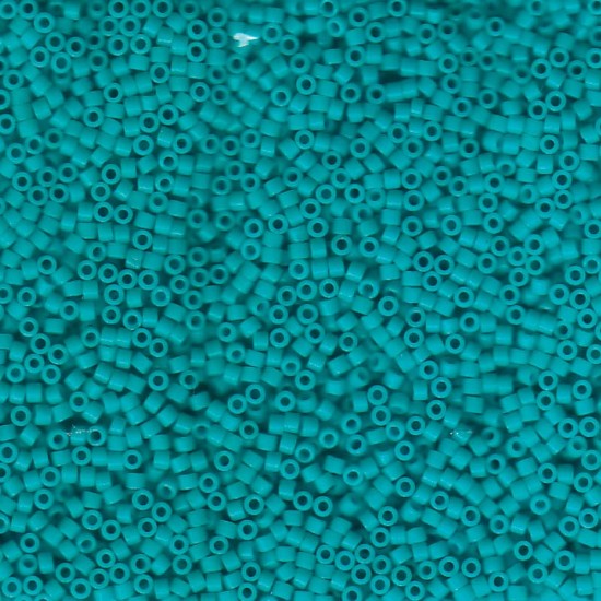 Bild von Miyuki Delica 11/0 DB658 Dyed Opaque Turquoise x10g