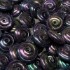 Image de Spiral bead 13x5mm Iris Purple x10