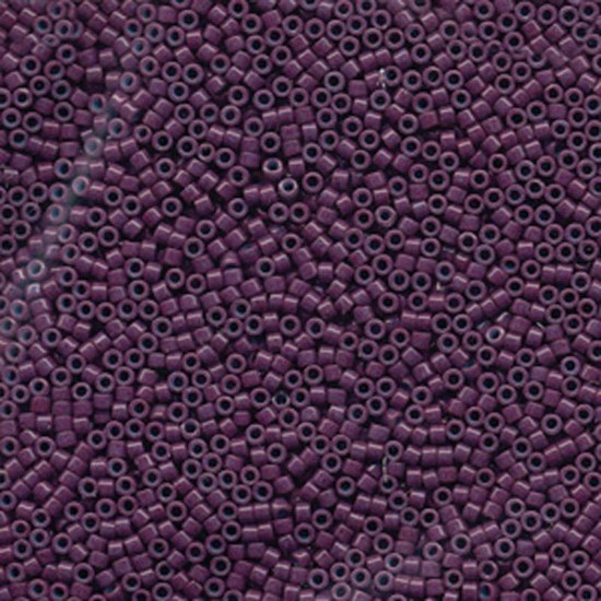 Bild von Miyuki Delica 11/0 DB662 Dyed Opaque Dark Mauve x10g
